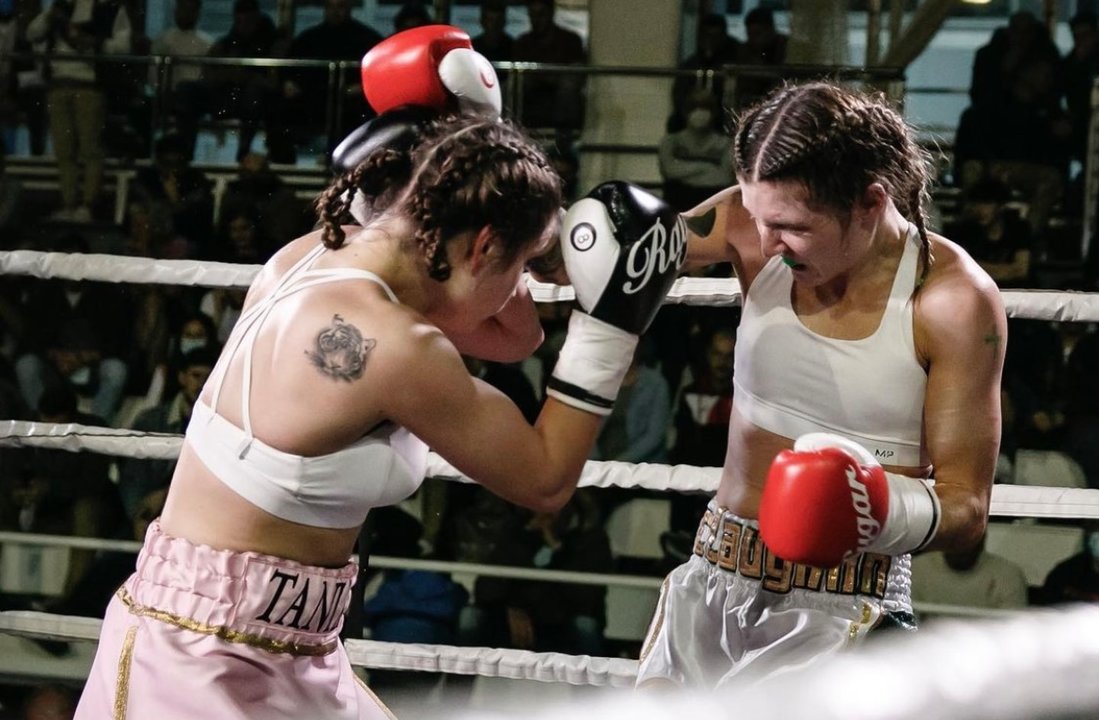 Combate de boxeo / Fuente: Tania Álvarez