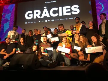 Los ganadores de los premios Soundie 2019. // DOBLECHECK