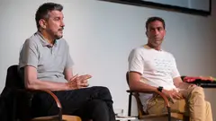 Juan Carlos Unzué durante el acto de clausura de UIC Esports.