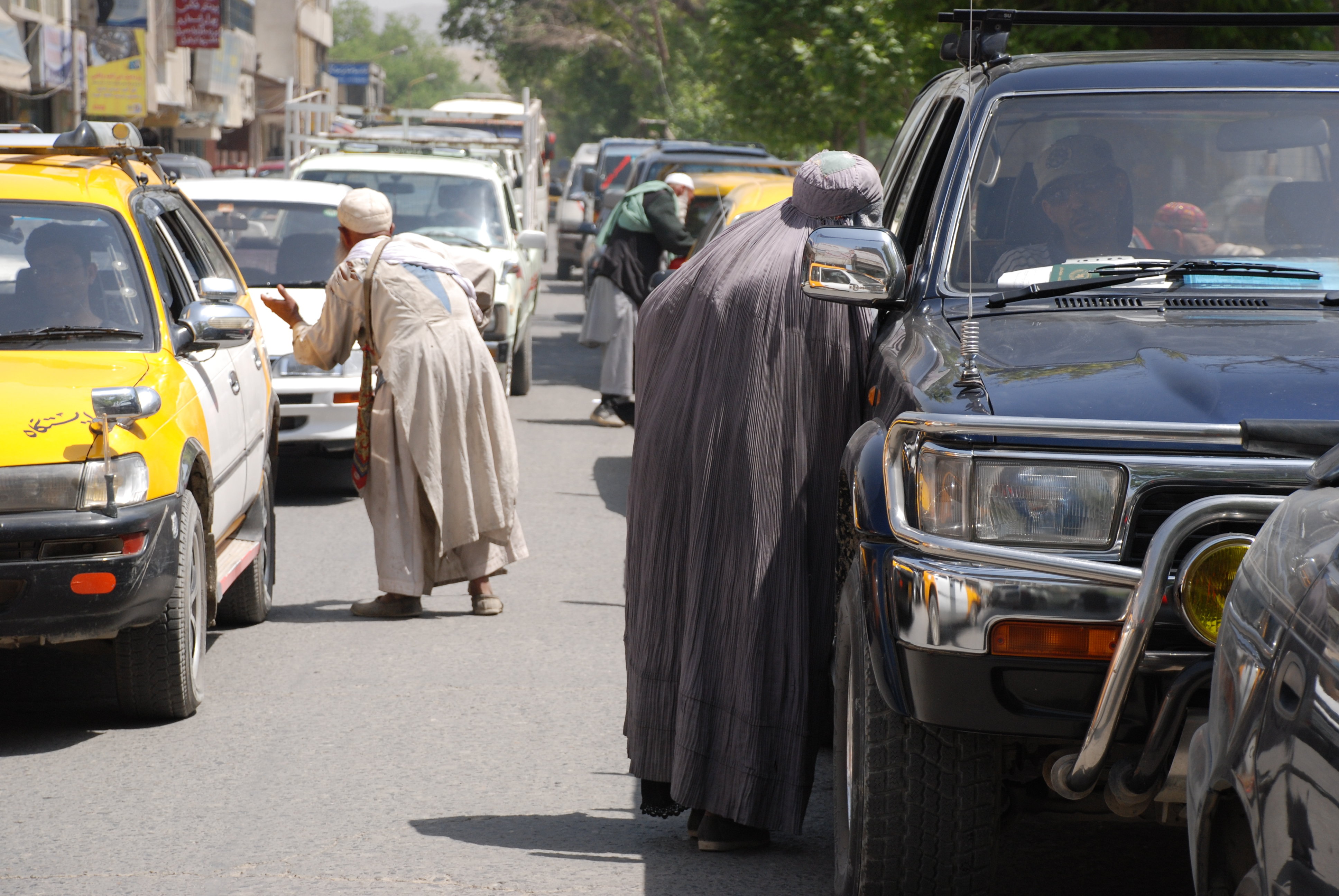 Mendigos en Kabul
